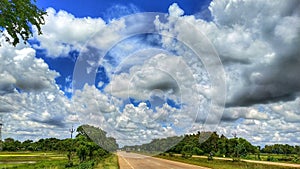 Cloudscape dramatic abstract.