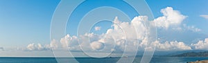 Cloudscape horizontal banner