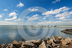 The cloudscape of Hulun lake