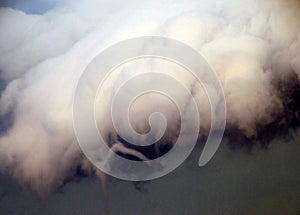 Cloudscape of lightening storm
