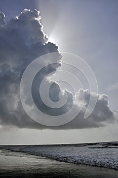 Cloudscape at mandermoni west bengal photo