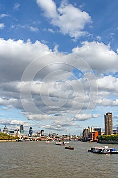 Cloudscape over River Thames