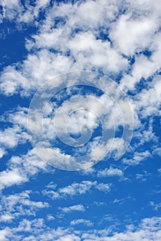 Cloudscape - only sky and clouds photo