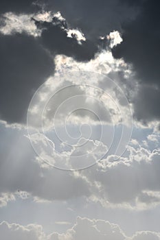 Cloudscape and Sun Rays