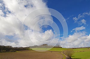 Cloudscape on a sunny day