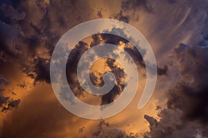 Cloudscape at Suset for Background