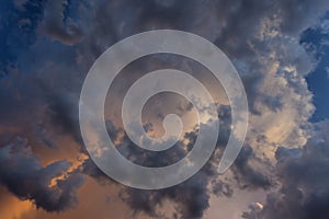 Cloudscape at Suset for Background