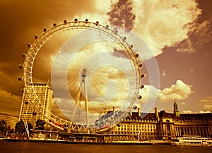 The London Eye, London, England.