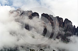 Cloudy Auyantepui, Canaima N. P., Venezuela