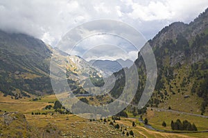 Cloudy Benasque valley