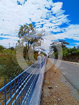 Cloudy and blue sky somewhere in Timor-Leste. photo