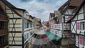 A cloudy and cold morning of Colmar