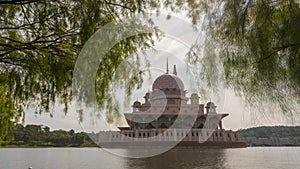 A cloudy and cold morning of Putrajaya