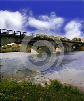 A Cloudy Day bridge