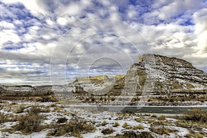 Cloudy day at James M. Robb State Park Island Acres Colorado