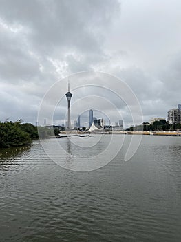 Cloudy day in Macao Tower