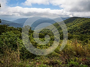 A cloudy day in the Shenandoah Valley, Virginia photo