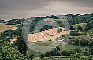 Cloudy day in the notrthern Apennines photo