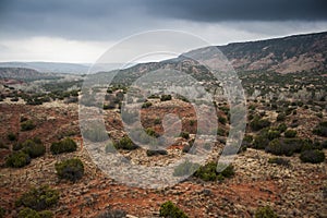 Cloudy Day at Palo Duro Canyon State Park, Texas