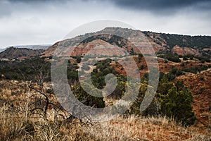 Cloudy Day at Palo Duro Canyon State Park, Texas