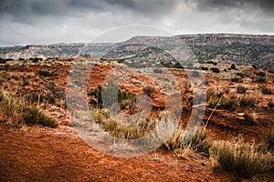 Cloudy Day at Palo Duro Canyon State Park, Texas