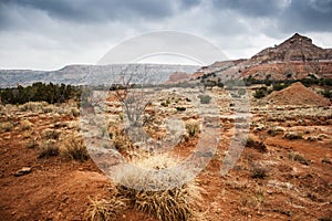 Cloudy Day at Palo Duro Canyon State Park, Texas