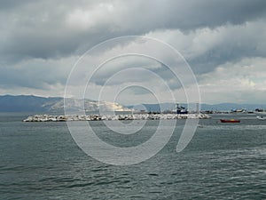 Cloudy day in Pefki, Evia Island