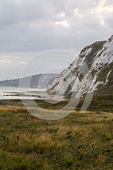 Cloudy Day at White Cliffs of Dover