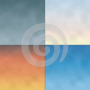 Cloudy gradient sky backgrounds