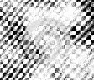 Cloudy Halftone Gradient with Diagonal Line Texture