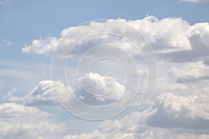 Cloudy heaven cumulus averages skies beautiful panorama