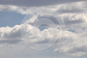 Cloudy heaven skies beautiful panorama