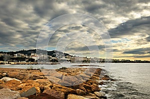 Cloudy morning in Cannes