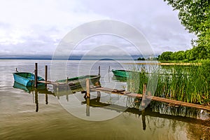 Cloudy morning on the lake Nero, Rostov