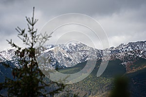 Zatažené hory v Tatrách, Slovensko
