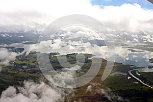 Cloudy Papua New Guinea Landscape