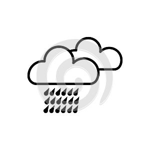 cloudy rainy icon - From forecast, Climate and Meteorology icons, widget icons