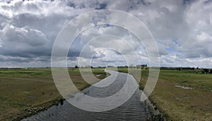 Cloudy scenery around Wilsum