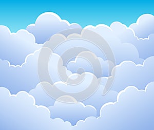 Cloudy sky background 3