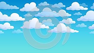 Cloudy sky background 7 photo