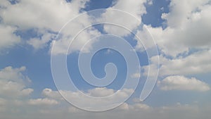 Cloudy sky in beautiful cloud patterns