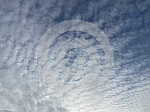 cloudy sky with beautiful patterns