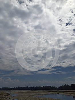 cloudy Sky In Kulgam District