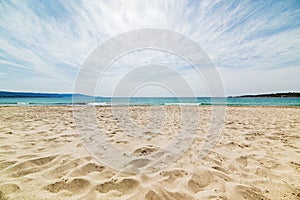 Cloudy sky over Le Bombarde