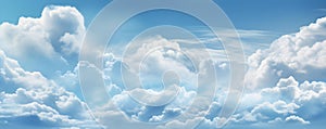 Cloudy sky symbolizes digital clouds and cloud computing concept. Concept Cloud Computing, Digital Transformation, Technology