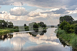 Cloudy sky, Tykocin, Poland