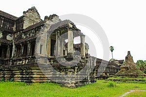 Cloudy sunrise over Angkor Wat, Siem Reap, Cambodia