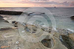 Cloudy Sunset in Tip Of Borneo