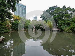 Cloudy view of the Lou Lim Ioc Garden