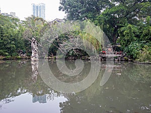 Cloudy view of the Lou Lim Ioc Garden